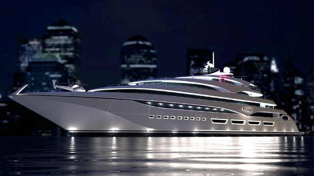 128m megayacht Privilege One under construction at Privilege yard 128m megayacht Privilege One under construction at Privilege yard