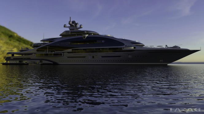 Laraki Yacht Design’s New 163m motor yacht PRELUDE