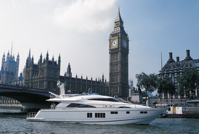 Fairline’s Squadron 78 Custom superyacht on display at the upcoming PSP Southampton Boat Show