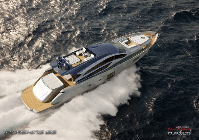 Superyacht Pershing 82 launched