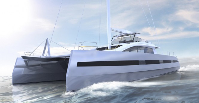 JFA Yachts signs order for the first catamaran yacht Long Island 85 by Marc Lombard