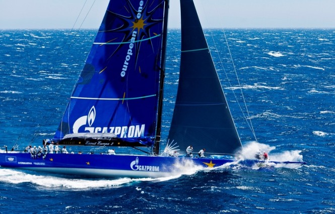 Esimit Europa 2 superyacht breaks the Monaco-Porto Cervo Wally Record