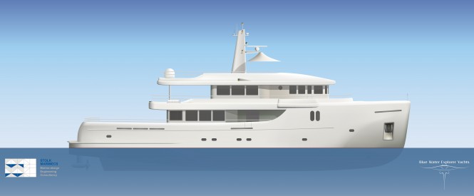35m Blue Water Explorer concept by Stolk Marimecs