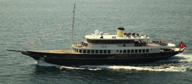 Additional images of the newly delivered Bilgin Classic 160′ superyacht M&M