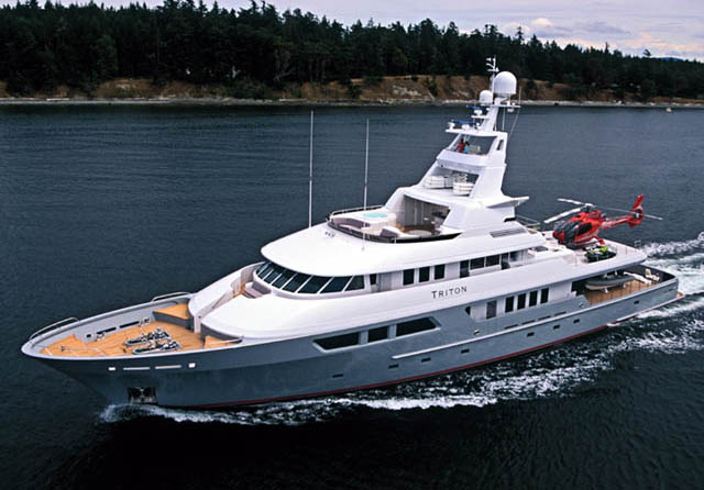 50m motor yacht TRITON by Delta Marine for sale