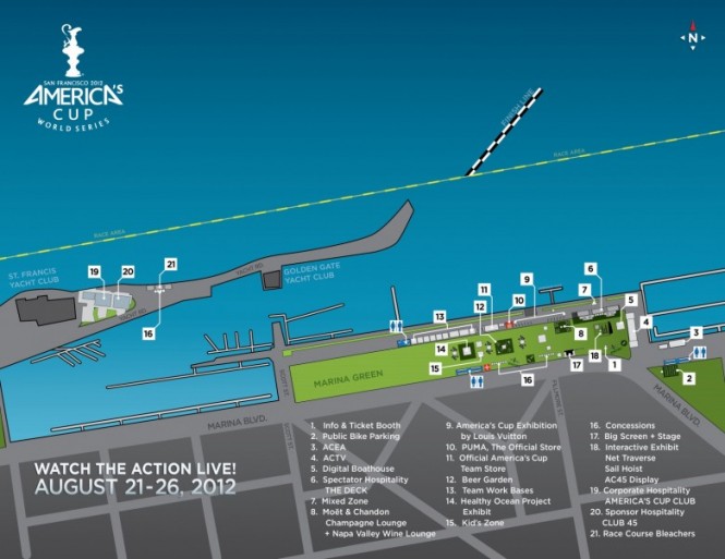 ACWS San Francisco: The Race Village at Marina Green to open tomorrow