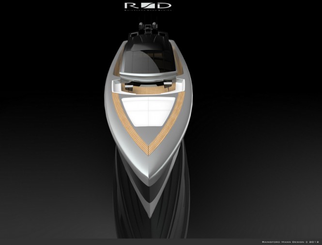AeroSuper 38 superyacht - front view AeroSuper 38 superyacht - front view