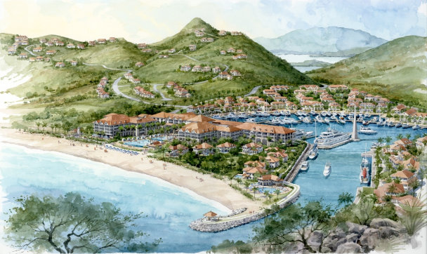 Camper and Nicholsons’ Cockleshell Bay Marina in St Kitts scheduled for completion in Autumn 2013