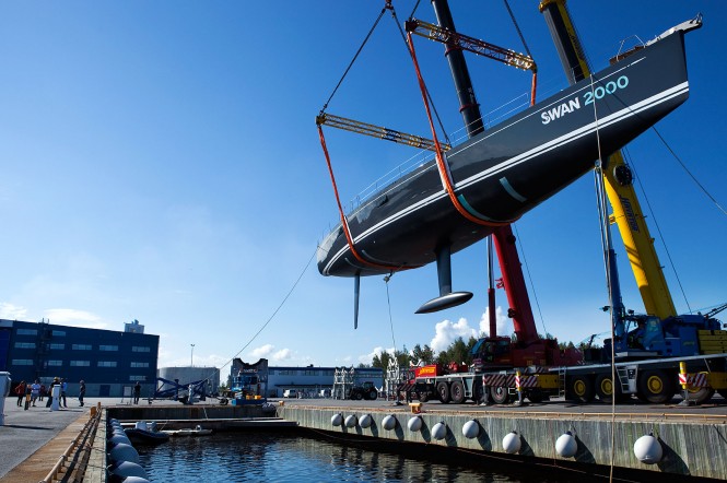 Nautor’s Swan Launch the Swan 90S sailing yacht FREYA – the 2,000th Swan sailing yacht