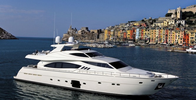The second motor yacht Ferretti 881 RPH delivered by Lee Marine