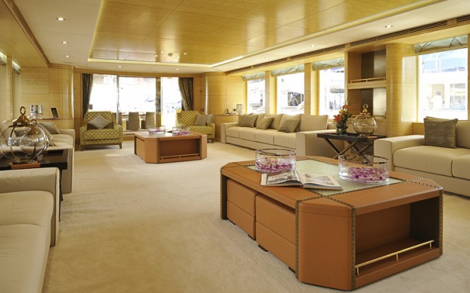 Luxury yacht Majesty 135 - Main Saloon Luxury yacht Majesty 135 - Main Saloon