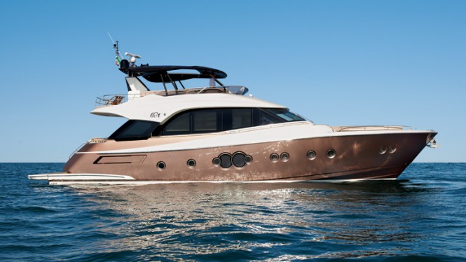The latest motor yacht MCY 70 by Monte Carlo Yachts and Nuvolari Lenard