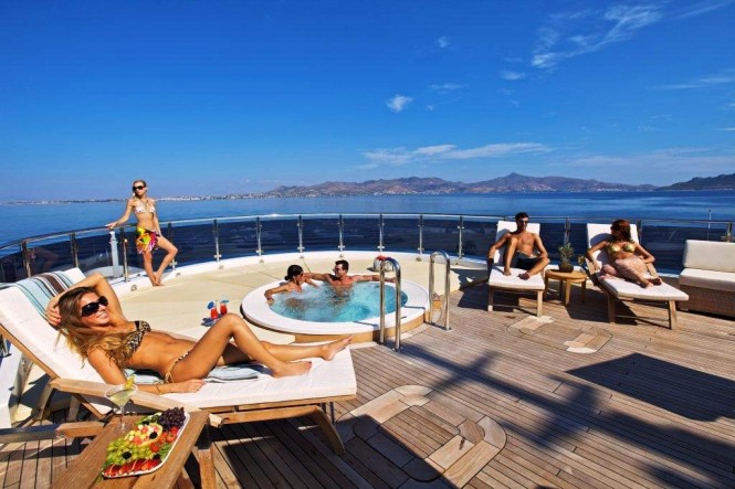 O'Mega yacht - Sun deck O'Mega yacht - Sun deck