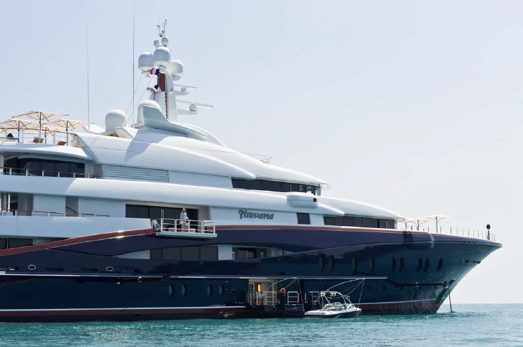290ft luxury yacht NIRVANA by Oceanco spending her first summer season in the Med