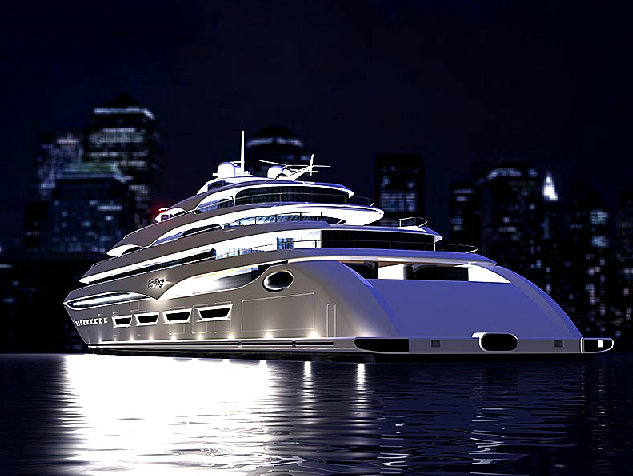 Privilege One superyacht - rear view Privilege One superyacht - rear view