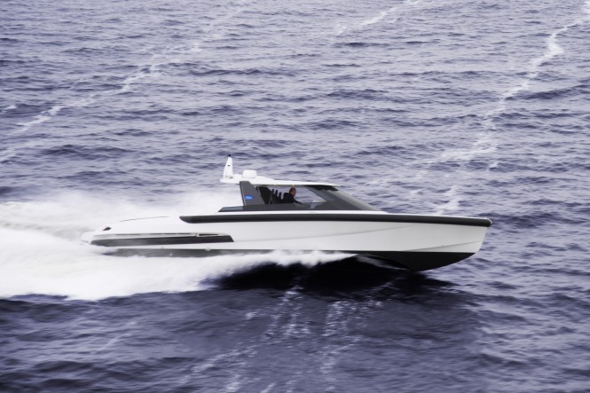Mediterranean premiere for Vripack designed Ribbon 45 SC yacht tender on display at MYS 2012