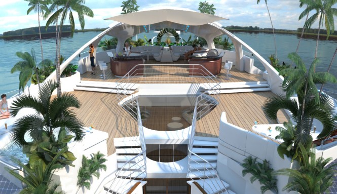 Superyacht Orsos Island - Sun Deck Superyacht Orsos Island - Sun Deck