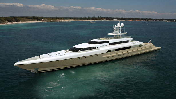 Hanseatic Marine 77m motor yacht SUVRETTA and 100m SILVER GLOBAL superyacht