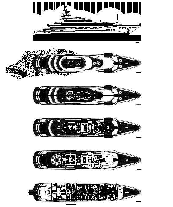 The layout of the Cbi 100 megayacht - by Cbi Navi – Fipa Group The layout of the Cbi 100 megayacht - by Cbi Navi – Fipa Group
