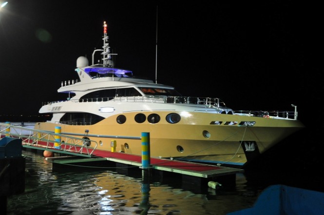 The Middle East premiere of the Majesty 125 superyacht Marina Wonder by Gulf Craft