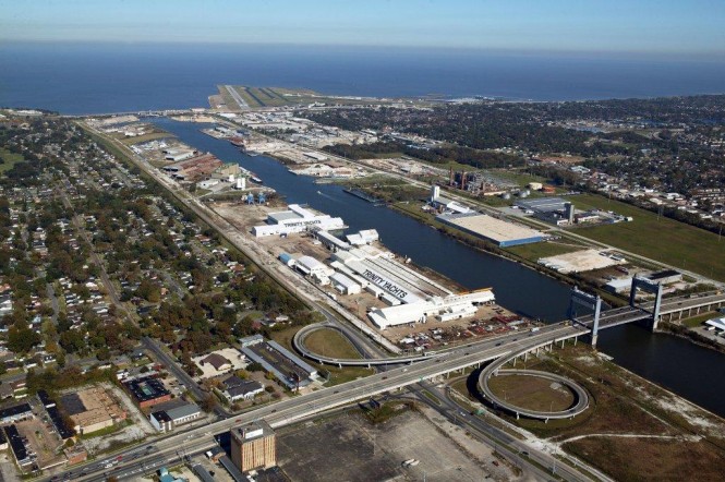 Hurricane/Tropical Storm Isaac affects Trinity Yachts’ New Orleans, Louisiana and Gulfport, Mississippi yards