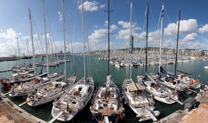 An amazing fleet of 26 Oyster yachts participating in the Oyster Palma Regatta