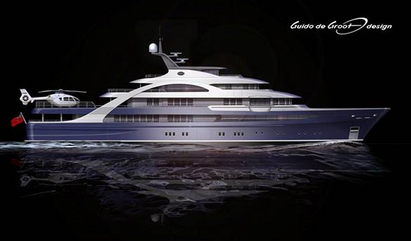 65m Motor Yacht designed by Guido de Groot 65m Motor Yacht designed by Guido de Groot