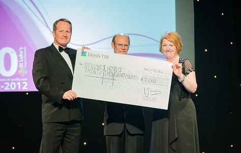 A donation of £30,000 by Princess Yachts marks the 30th anniversary of St. Luke’s Hospice Plymouth