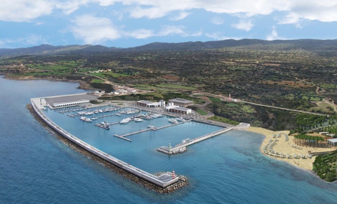 Aerial view of the Karpaz Gate Marina Aerial view of the Karpaz Gate Marina