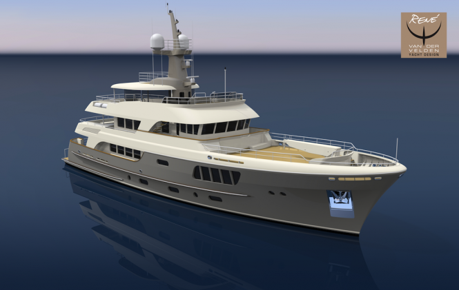 The new 44m motor yacht AY54 by Alloy Yachts with delivery in late 2014
