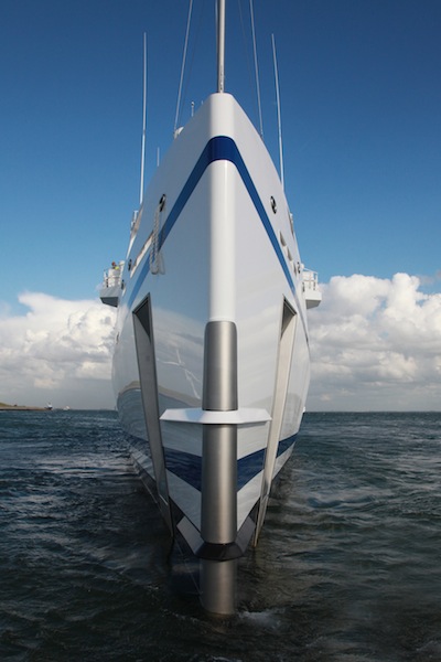Arrival Garcon - a Sea Axe Fast Yacht Support Vessel to the motor yacht ACE by Lurssen Arrival Garcon - a Sea Axe Fast Yacht Support Vessel to the motor yacht ACE by Lurssen