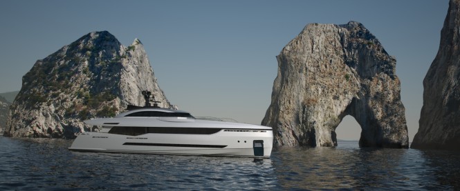 The new Columbus Sport Hybrid line by Palumbo Shipyard and Sergio Cutolo