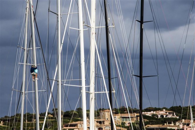 Dockside ambiance at the Yacht Club Costa Smeralda - Photo by RolexCarlo Borlenghi Dockside ambiance at the Yacht Club Costa Smeralda - Photo by RolexCarlo Borlenghi