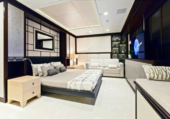 Luxury yacht KARIA and WallyCento Yacht HAMILTON with interior by Design Unlimited at the MYS