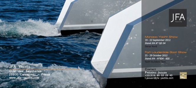 JFA Yachts to exhibit at Monaco Yacht Show and Fort Lauderdale Boat Show