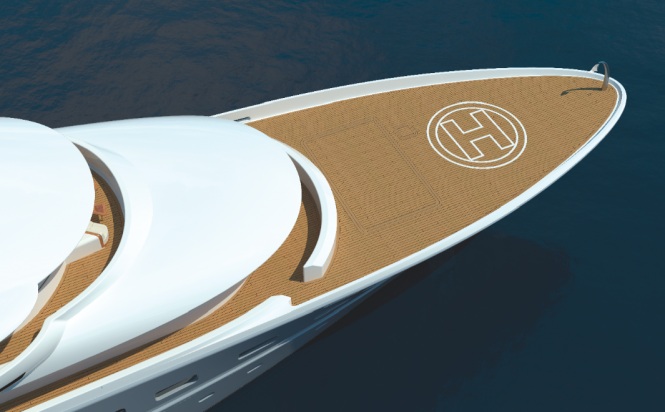 LE272 yacht by Amels - Foredeck - Image courtesy of Amels
