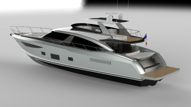 The new motor yacht Couach 2300 Fly