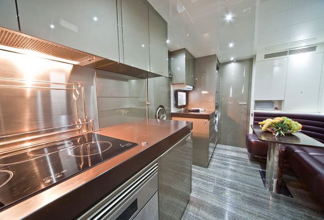 Luxury yacht Cerri 102' - Galley Luxury yacht Cerri 102' - Galley