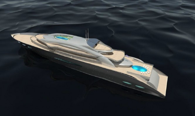 Motor yacht YP Princess Renne - Stern view Motor yacht YP Princess Renne - Stern view
