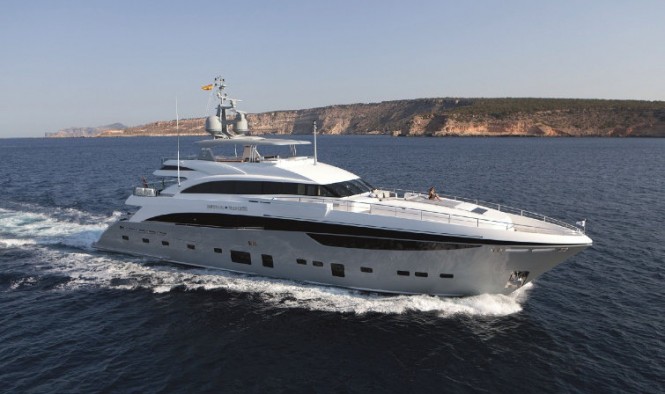 Princess 40M luxury yacht IMPERIAL PRINCESS on display in Cannes, Monaco and Fort Lauderdale
