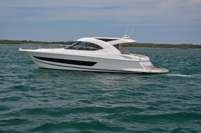 Riviera's new 4400 Series II Sport Yacht will be on show at the Club Marine Mandurah Boat Show Riviera's new 4400 Series II Sport Yacht will be on show at the Club Marine Mandurah Boat Show