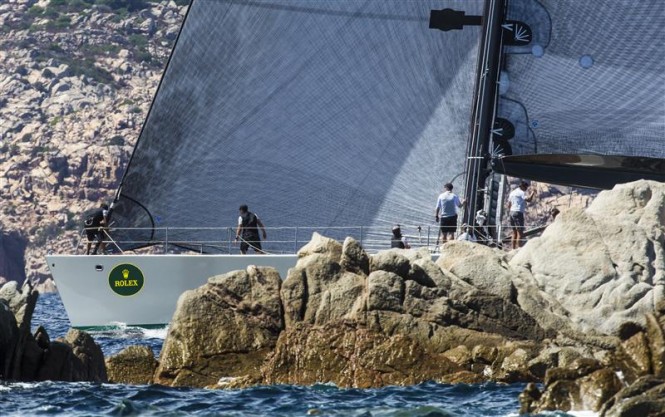 Rocky landscape around Open Season yacht - Photo by RolexCarlo Borlenghi Rocky landscape around Open Season yacht - Photo by RolexCarlo Borlenghi