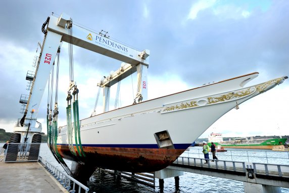 Refit of superyacht Adela Refit of superyacht Adela