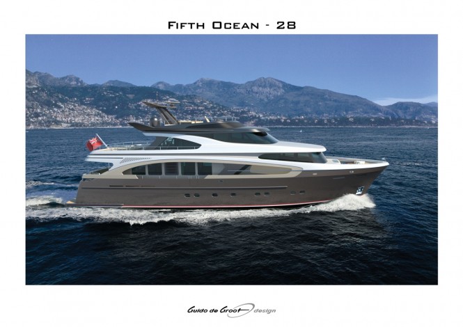 Guido de Groot designed motor yacht Fifth Ocean 28 by Fifth Ocean Yachts