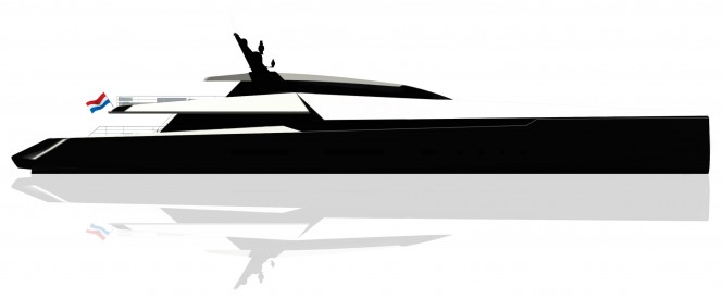 The new 55m motor yacht G180V by Ghost Yachts in partnership with Feadship