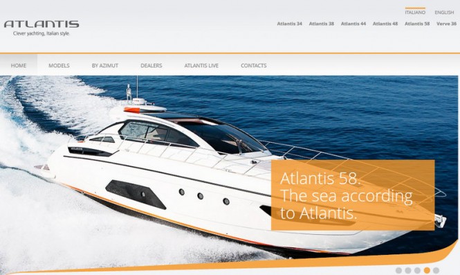 New website launched by Atlantis Yachts