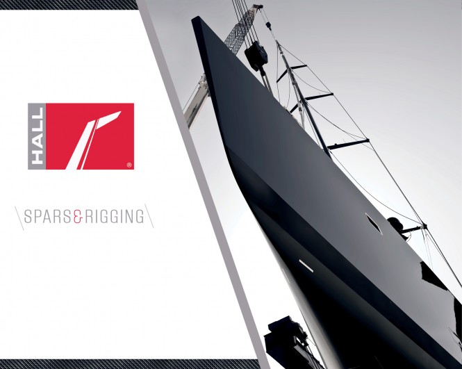 Wally 50m superyacht BETTER PLACE with mast by Hall Spars to be presented at MYS