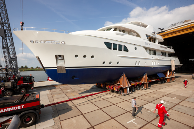 SOFIA yacht launched by Moonen Shipyards