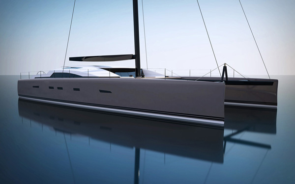 Adam Voorhees and VPLP developed 24m sailing yacht SIG80 by Le Breton Yachts unveiled at the 2012 MYS