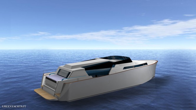 33 Limousine yacht tender - rear view 33 Limousine yacht tender - rear view